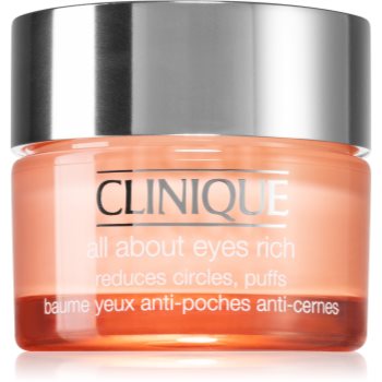 Clinique All About Eyes™ Rich crema de ochi hidratanta împotriva ridurilor și a cearcănelor întunecate - imagine 2